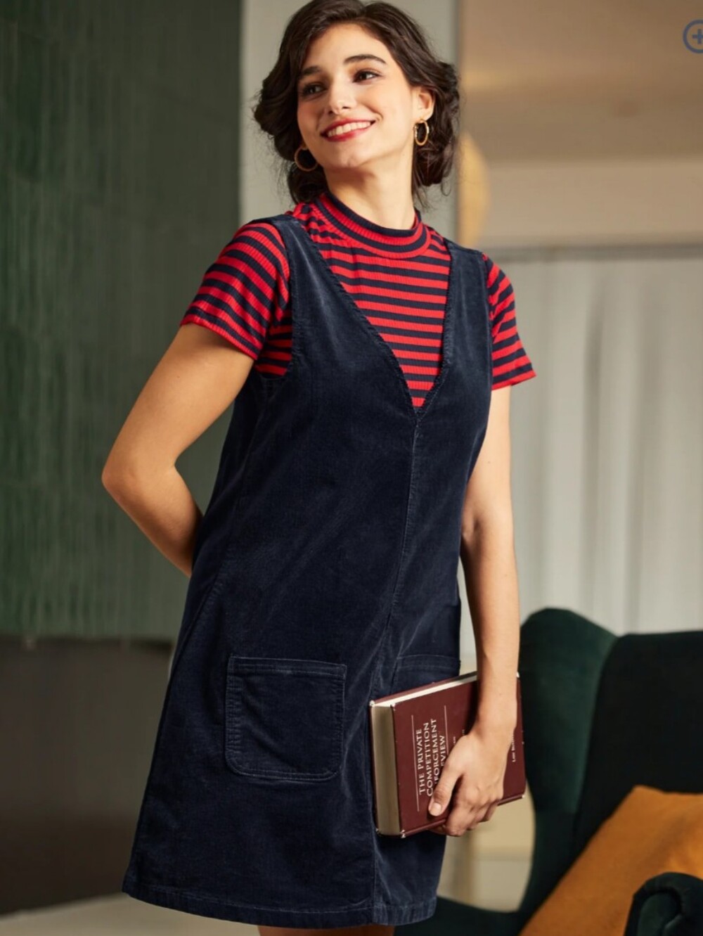 ModCloth Black Ribbed Top - Picture 4 of 4
